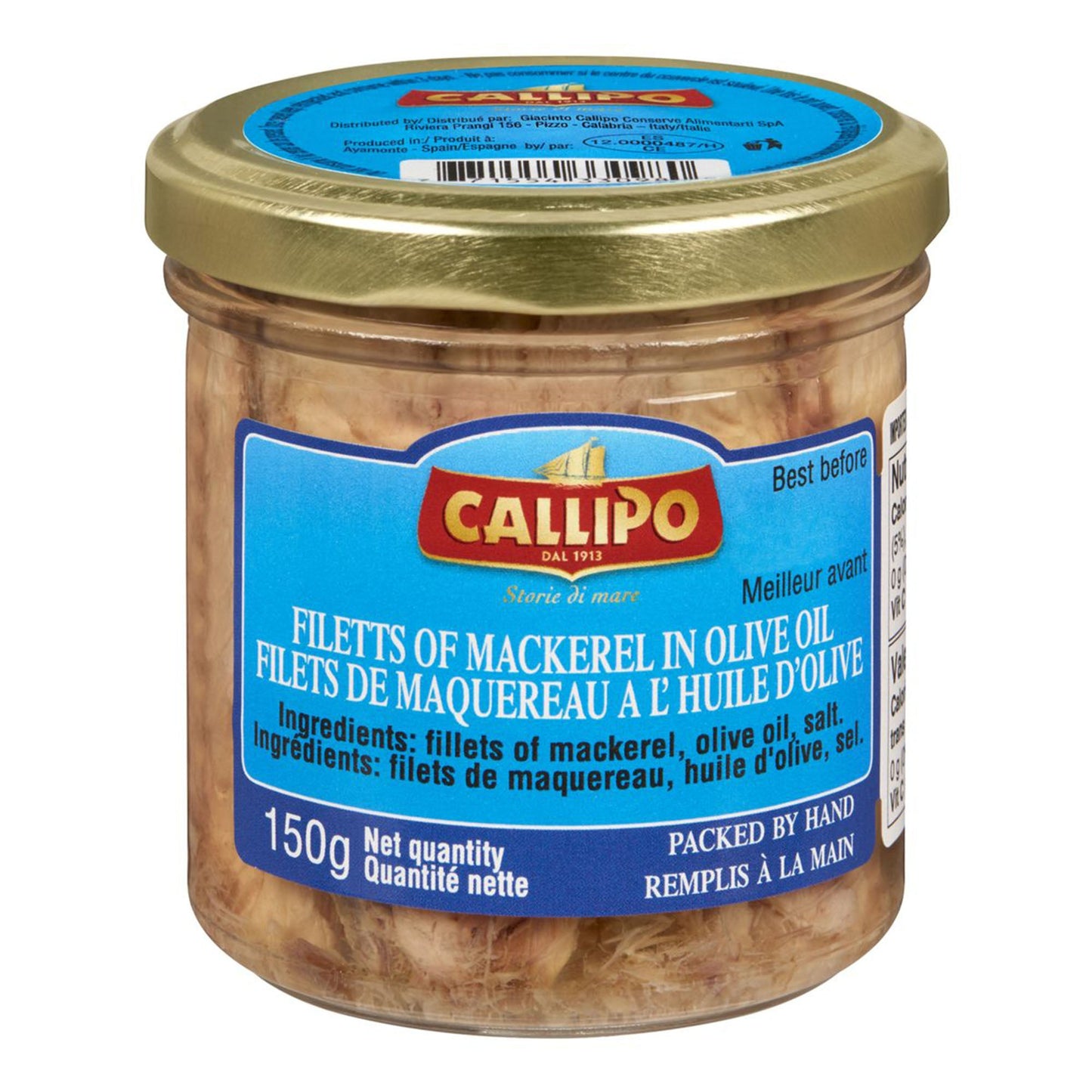 Callipo Mackerel In Oil 150G