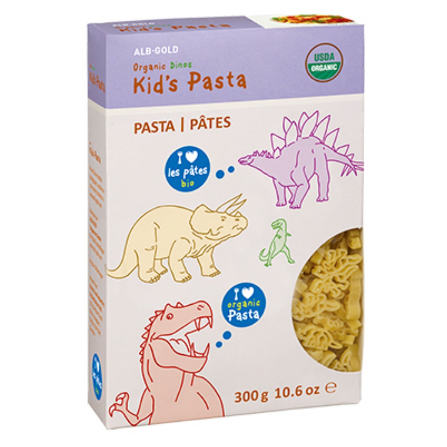 Albg-Organic Kids Pasta Dinos