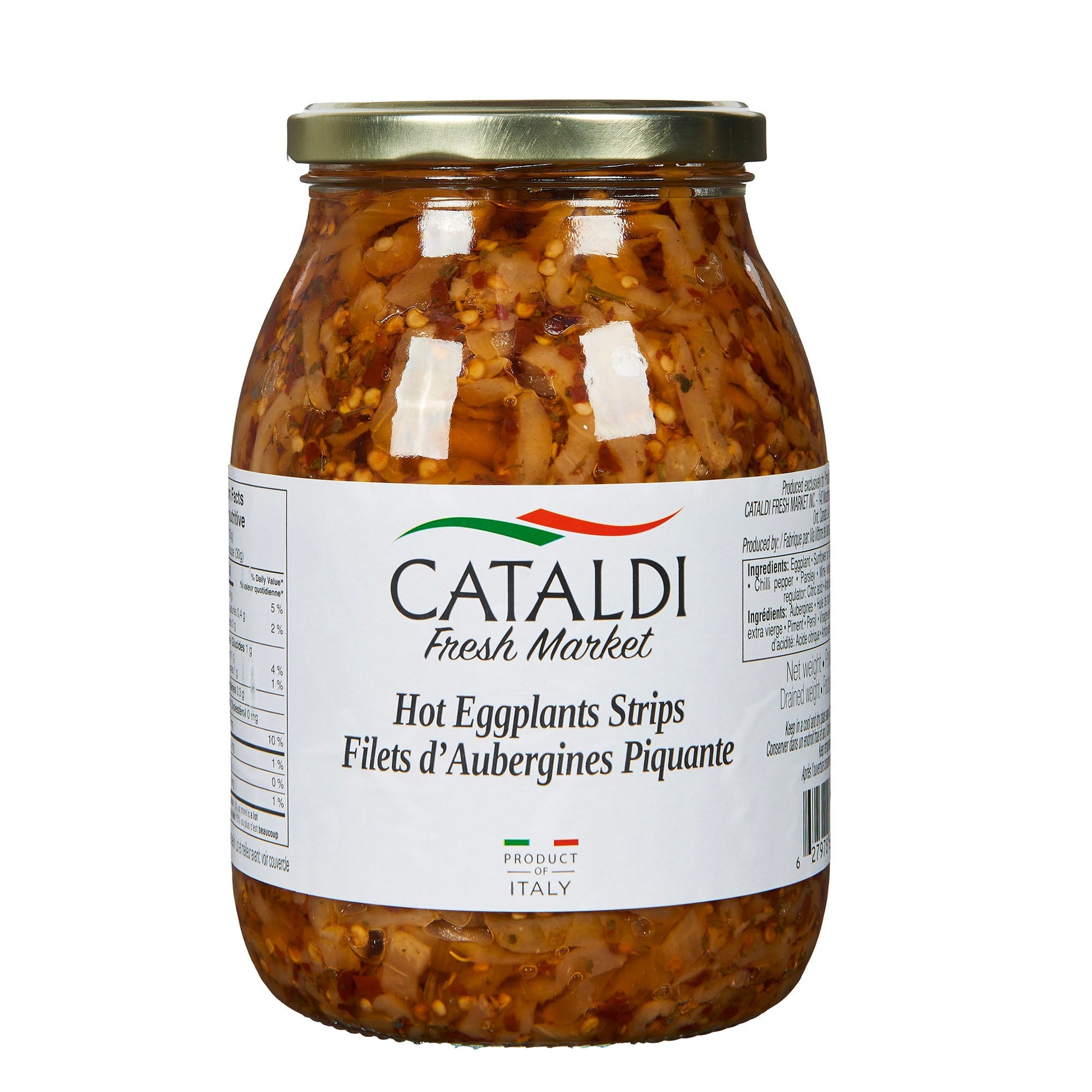 Cataldi Eggplant Hot 1L