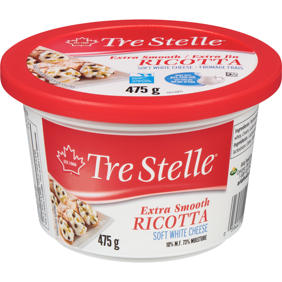 Tre Stelle Ricotta Smooth 475gr