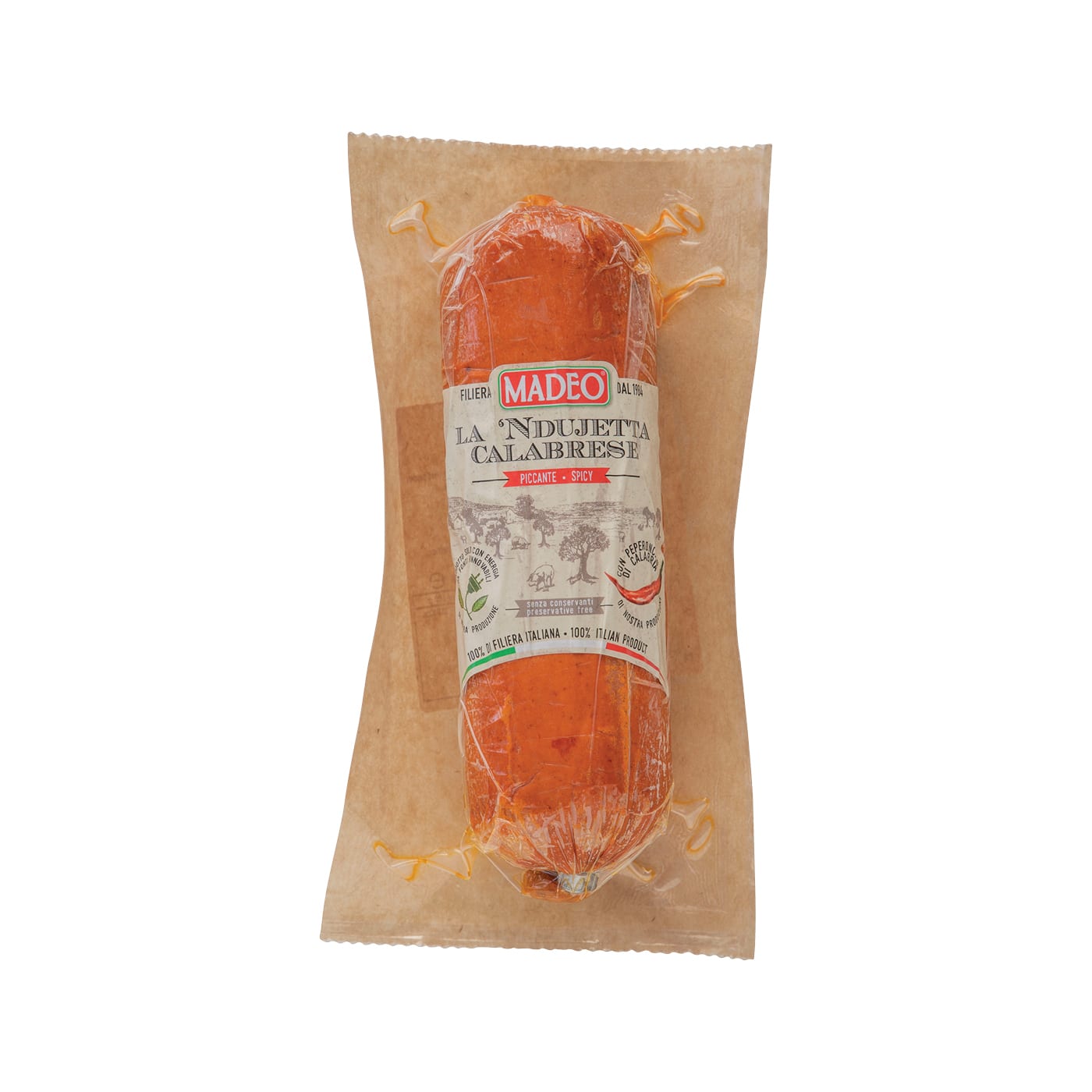 Madeo Nduja Sausage Piccante 250gr