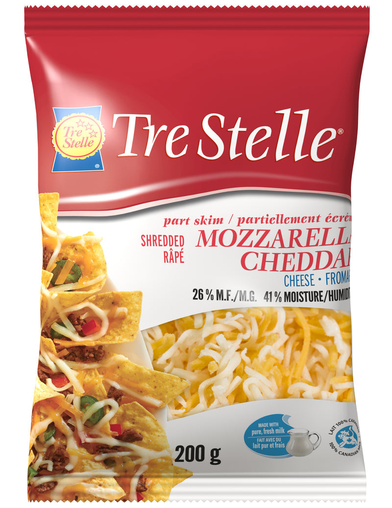 Tre Stelle Mozza/Cheddar Shredded